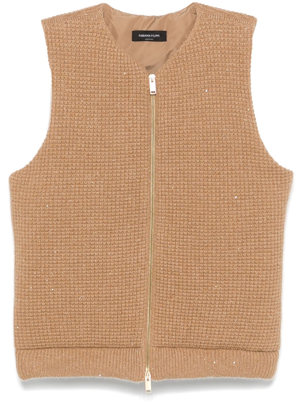 Fabiana Filippi sequin-embellished gilet - Neutrals von Fabiana Filippi