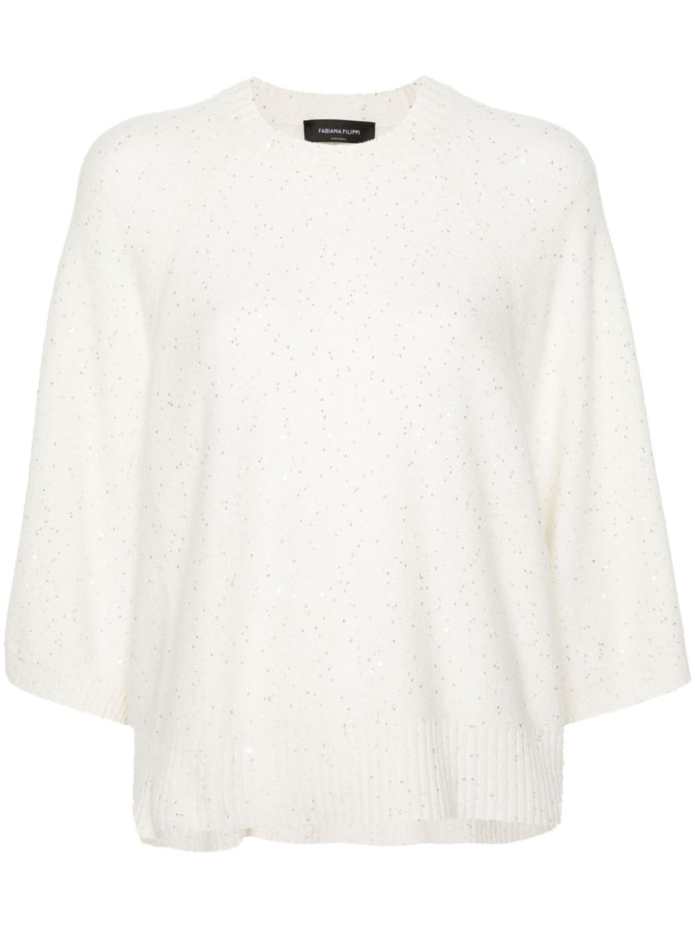 Fabiana Filippi sequin-embellished jumper - Neutrals von Fabiana Filippi