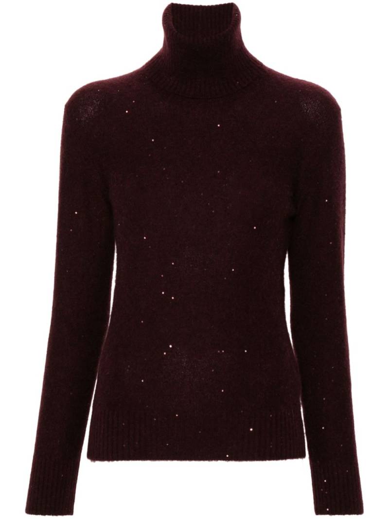 Fabiana Filippi sequin-embellished jumper - Red von Fabiana Filippi