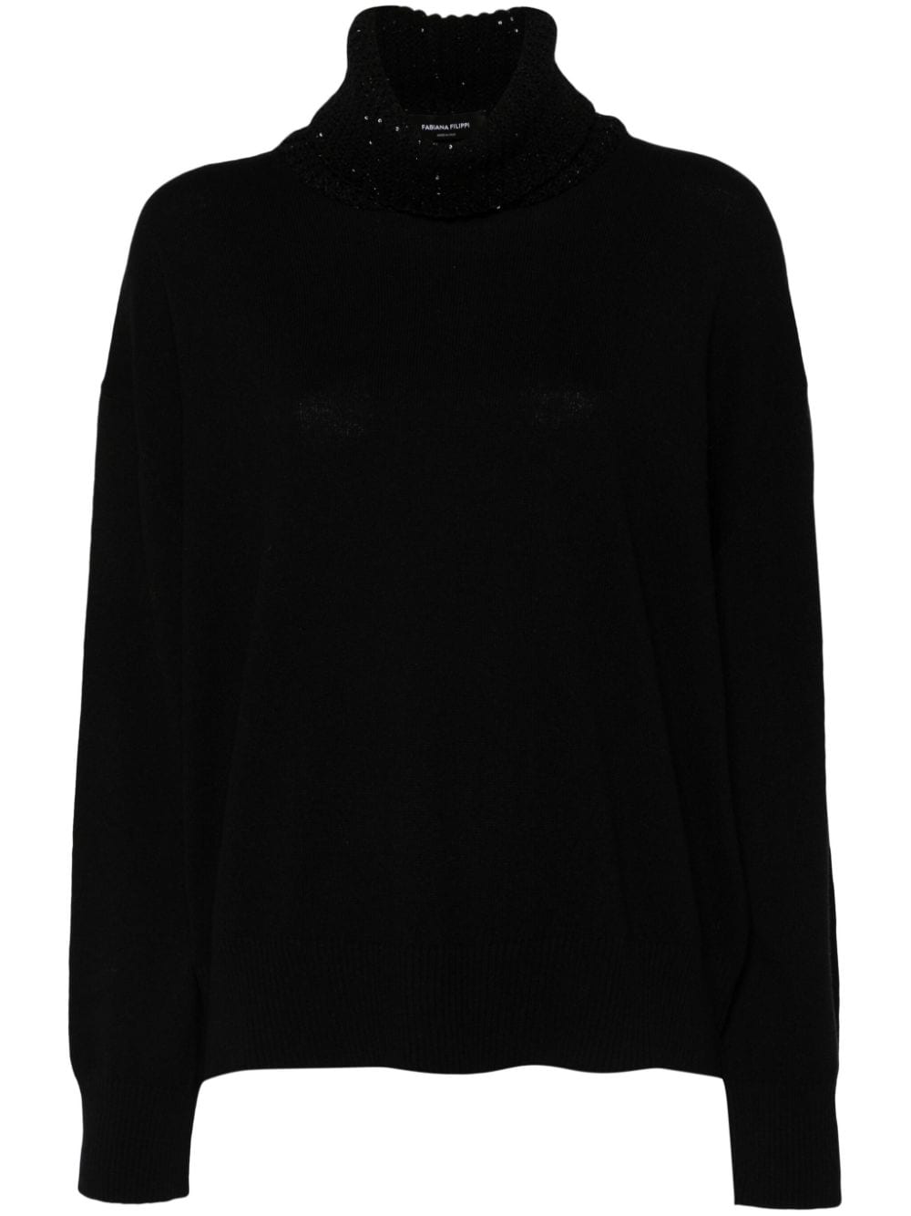 Fabiana Filippi sequin-embellished knitted jumper - Black von Fabiana Filippi