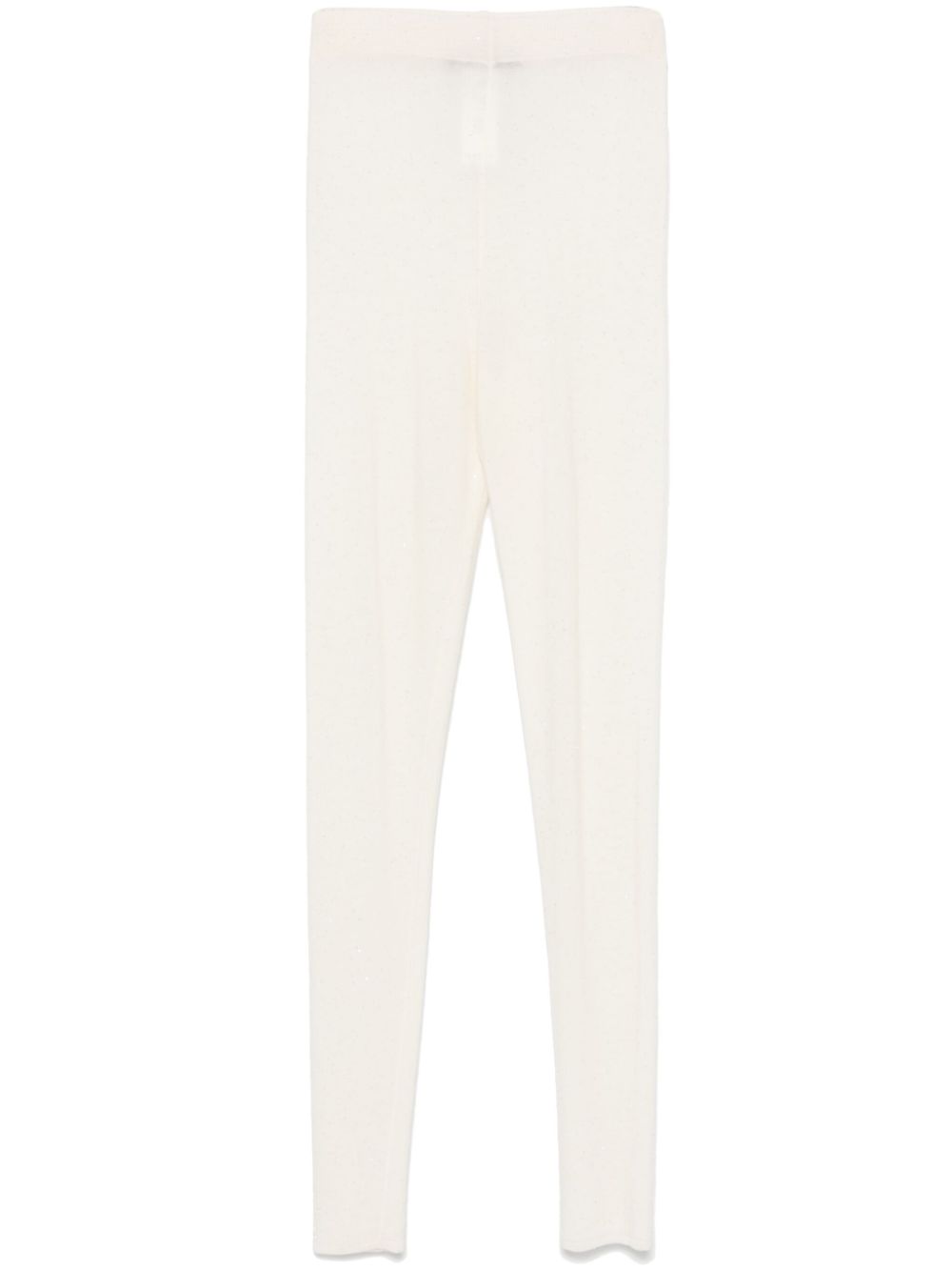 Fabiana Filippi sequin-embellished leggings - White von Fabiana Filippi