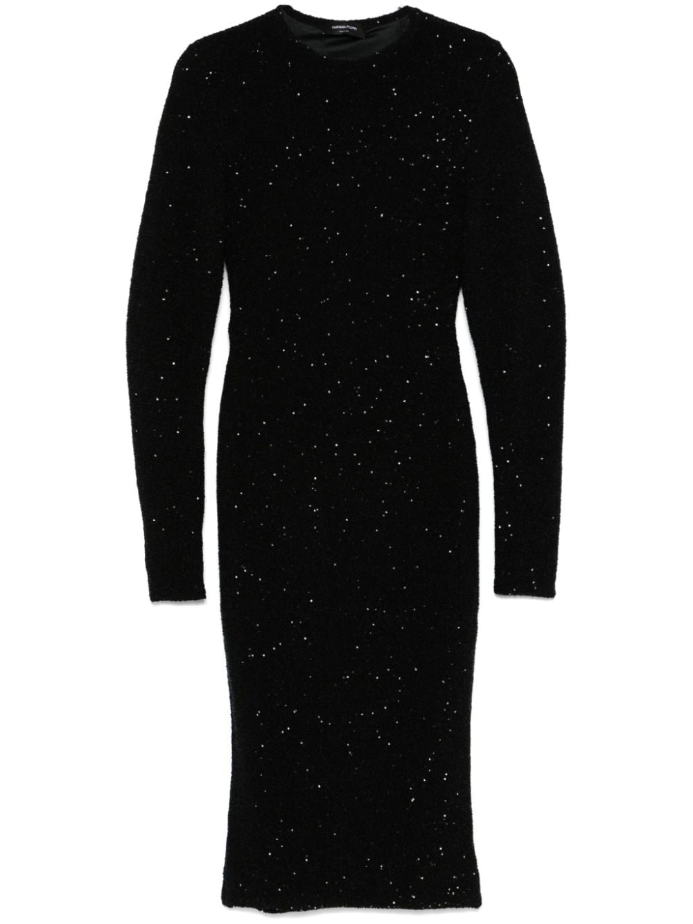 Fabiana Filippi sequinned midi dress - Black von Fabiana Filippi