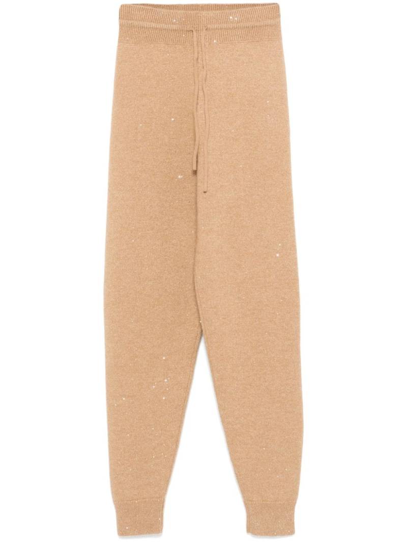 Fabiana Filippi sequinned track pants - Brown von Fabiana Filippi