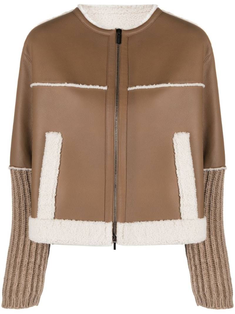 Fabiana Filippi shearling jacket - Brown von Fabiana Filippi