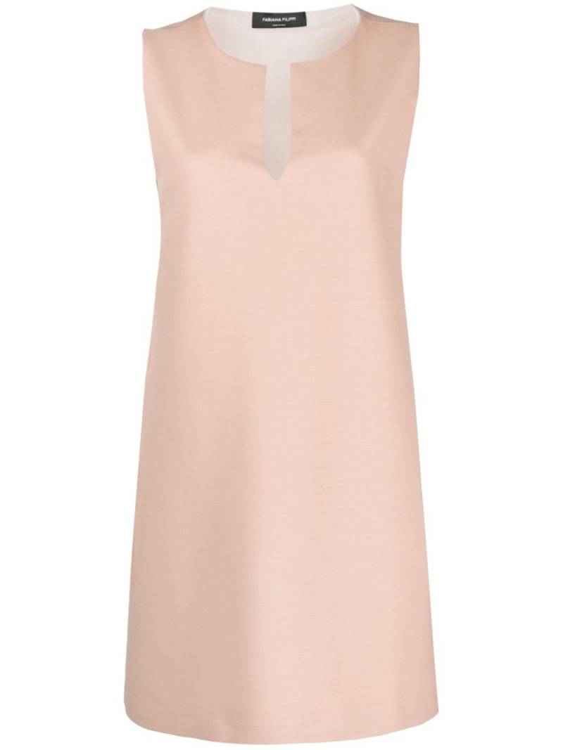 Fabiana Filippi sleeveless A-line dress - Neutrals von Fabiana Filippi