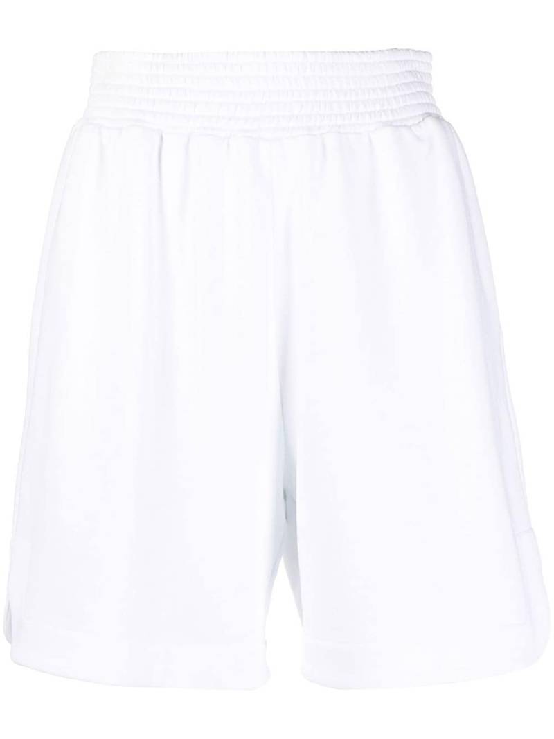 Fabiana Filippi smocked-waist knee-length shorts - White von Fabiana Filippi