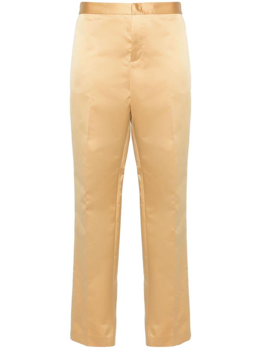 Fabiana Filippi straight-leg satin trousers - Yellow von Fabiana Filippi