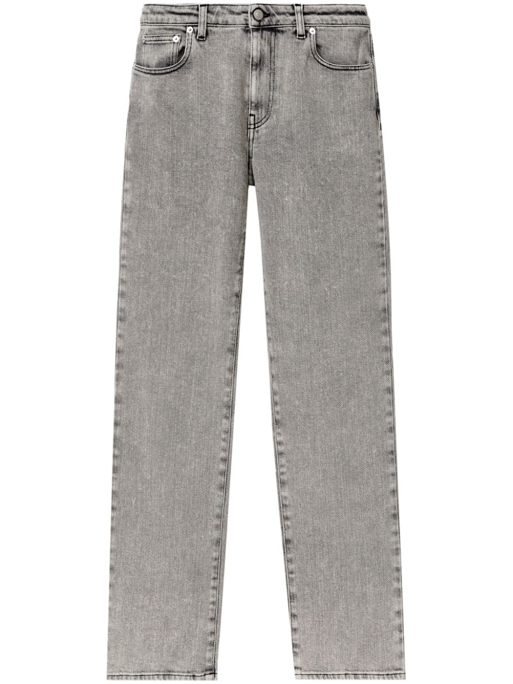 Fabiana Filippi stretch-cotton straight-leg jeans - Grey von Fabiana Filippi