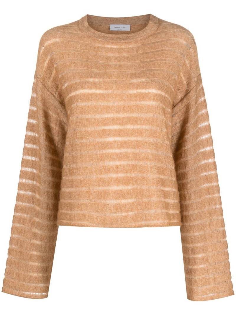 Fabiana Filippi stripe-pattern knit jumper - Neutrals von Fabiana Filippi