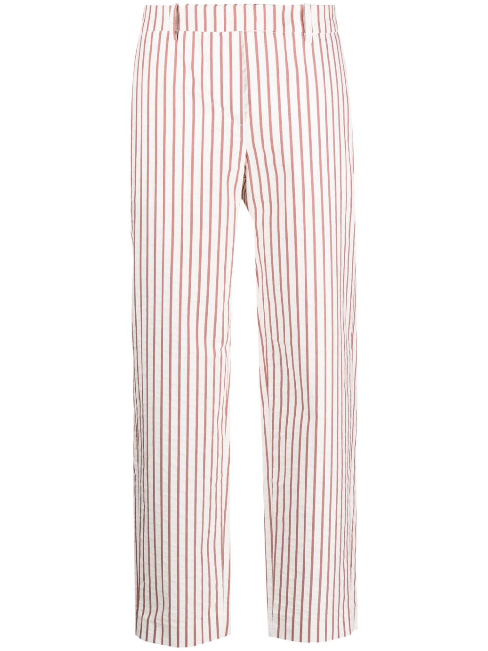 Fabiana Filippi striped straight-leg trousers - White von Fabiana Filippi