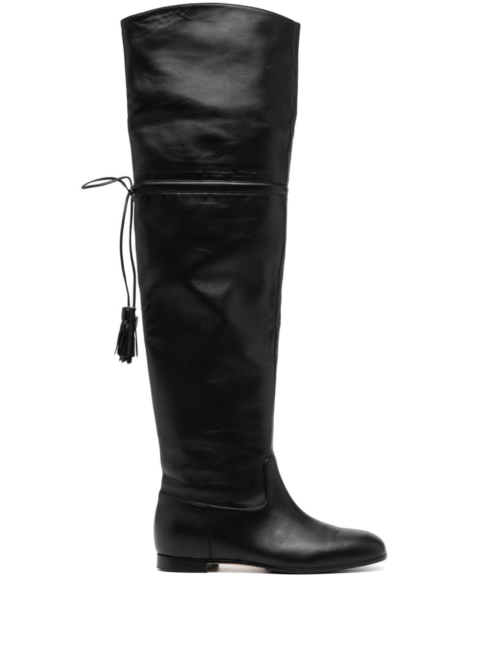 Fabiana Filippi tassel-detail leather boots - Black von Fabiana Filippi