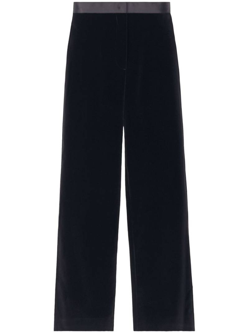 Fabiana Filippi velvet trousers - Black von Fabiana Filippi