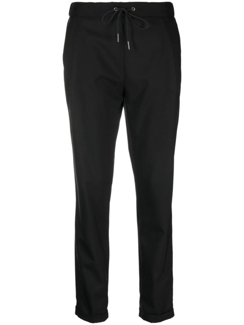 Fabiana Filippi virgin-wool cropped trousers - Black von Fabiana Filippi