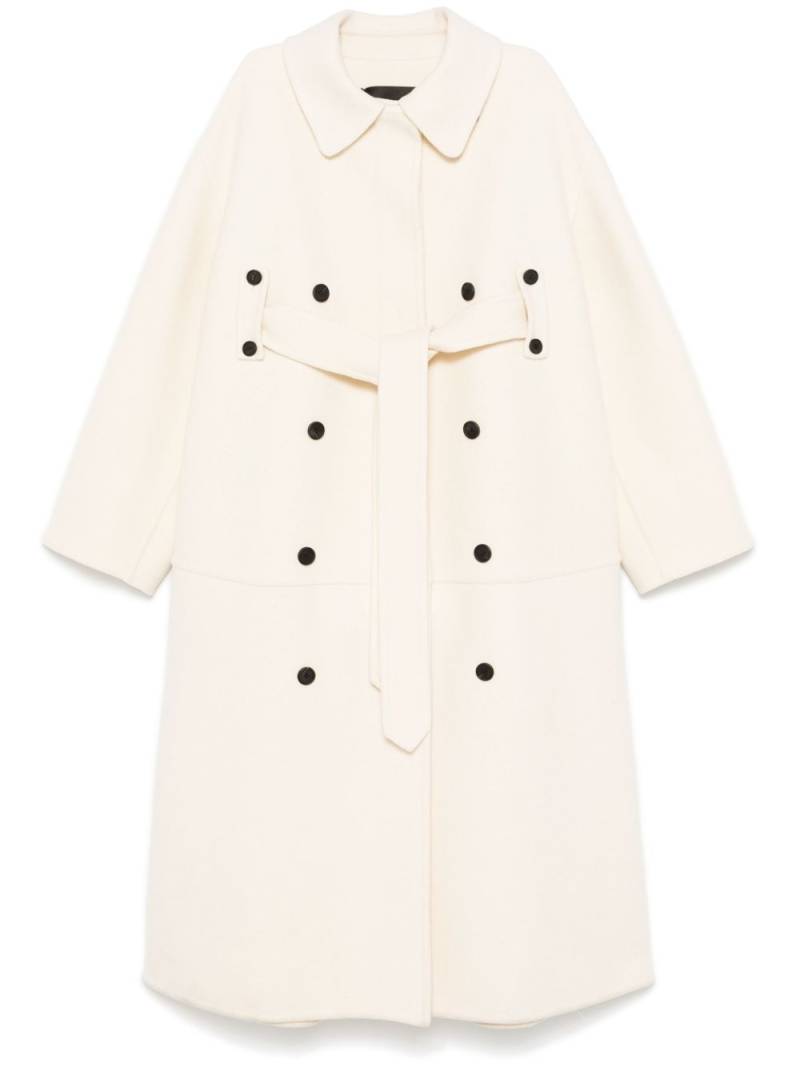 Fabiana Filippi wool coat - Neutrals von Fabiana Filippi