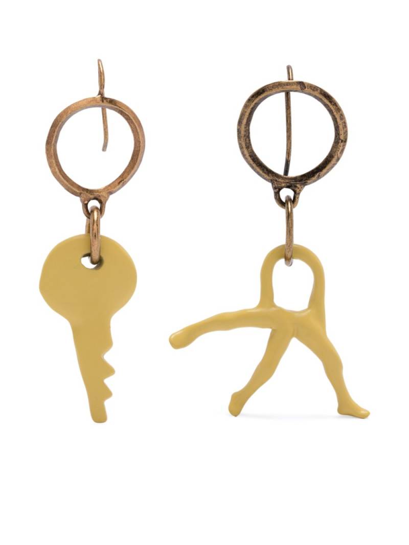 Fabiana Filippi x Benni Bosetto Charms earrings - Gold von Fabiana Filippi