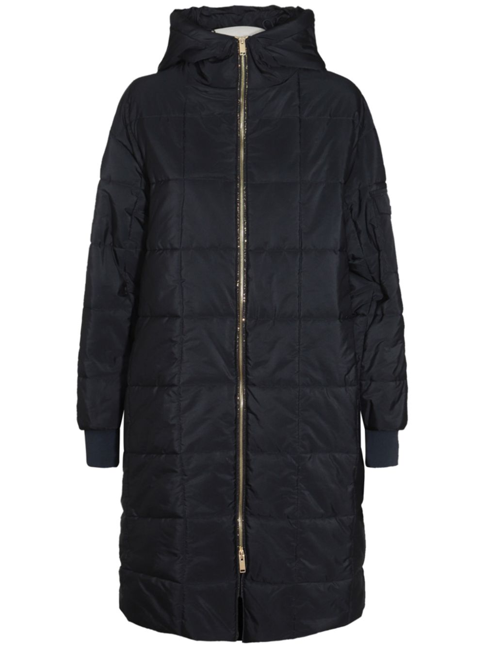 Fabiana Filippi zip-up padded coat - Black von Fabiana Filippi