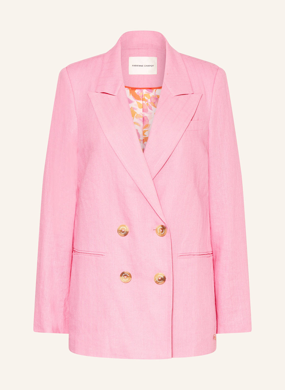 Fabienne Chapot Blazer Reggy Mit Leinen pink von Fabienne Chapot