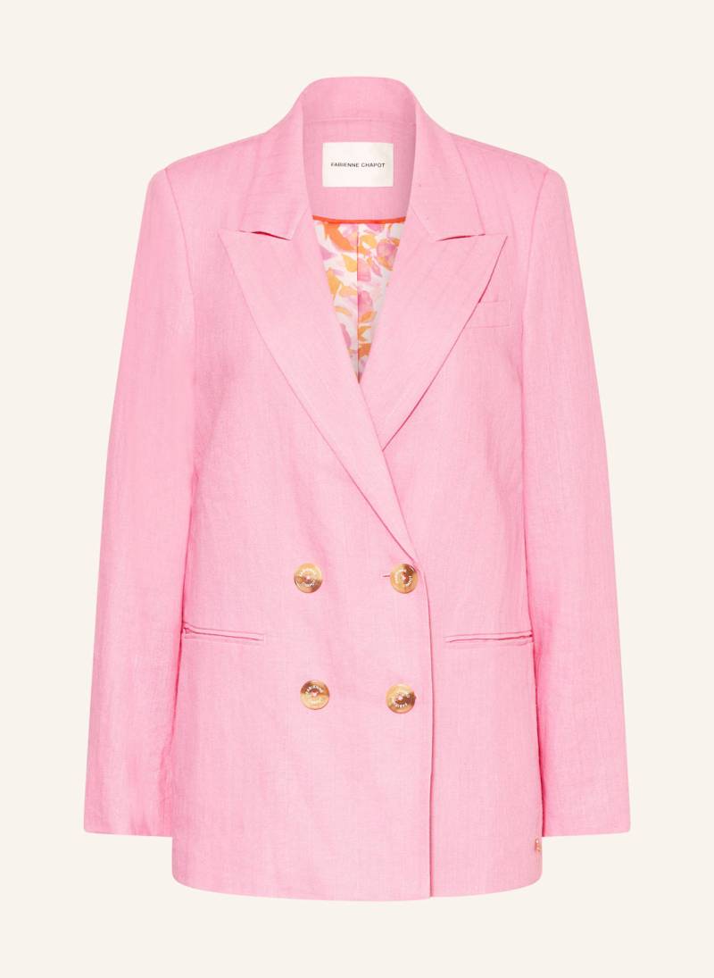 Fabienne Chapot Blazer Reggy Mit Leinen pink von Fabienne Chapot