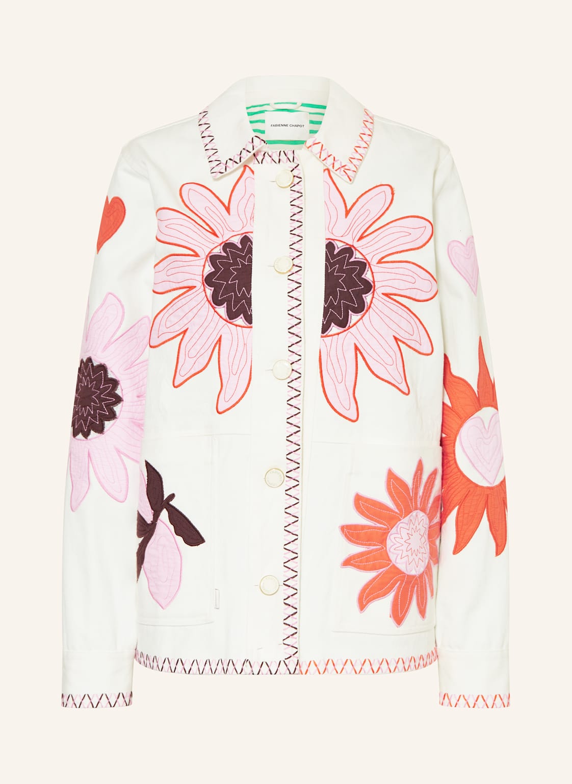 Fabienne Chapot Jacke Elody weiss Fabienne Chapot Jacke Elody weiss von Fabienne Chapot