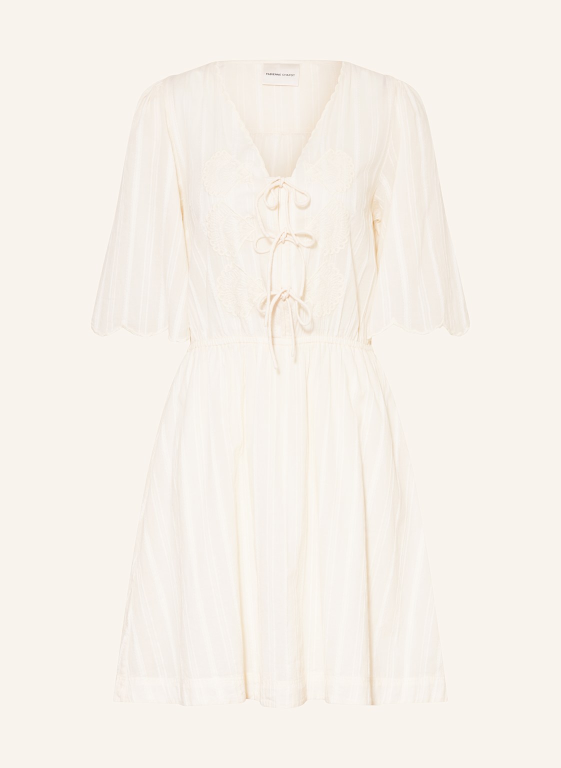Fabienne Chapot Kleid Rory Mit 3/4-Arm weiss von Fabienne Chapot