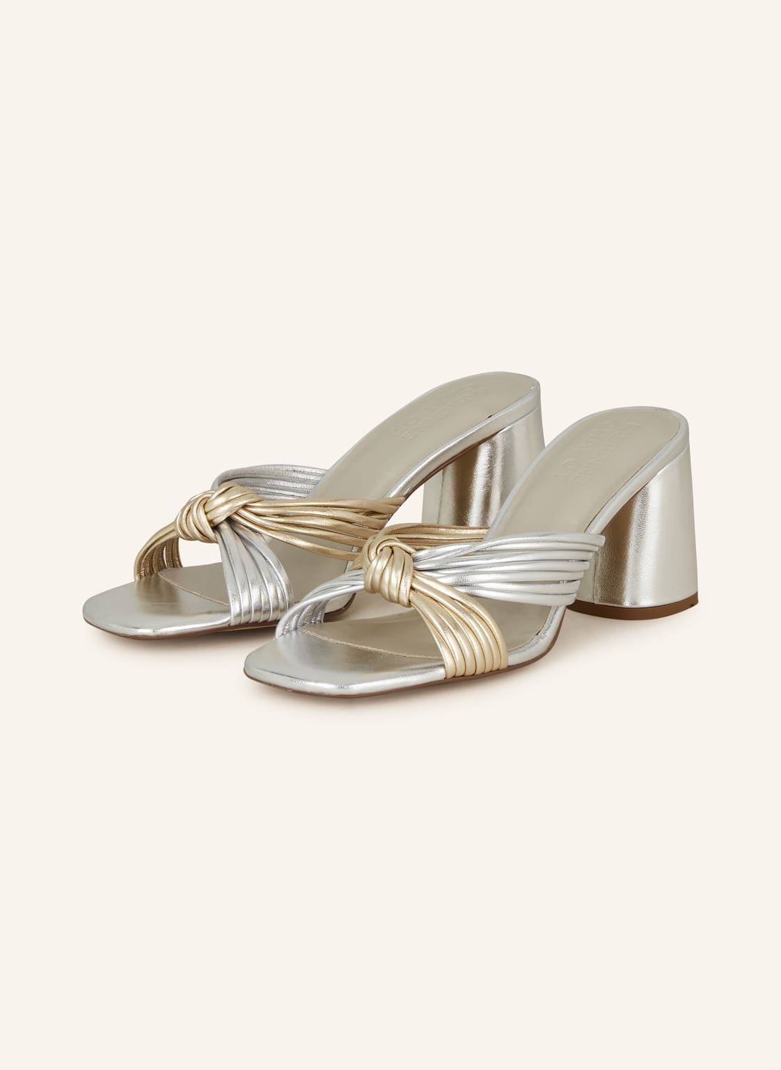 Fabienne Chapot Mules Monica silber von Fabienne Chapot