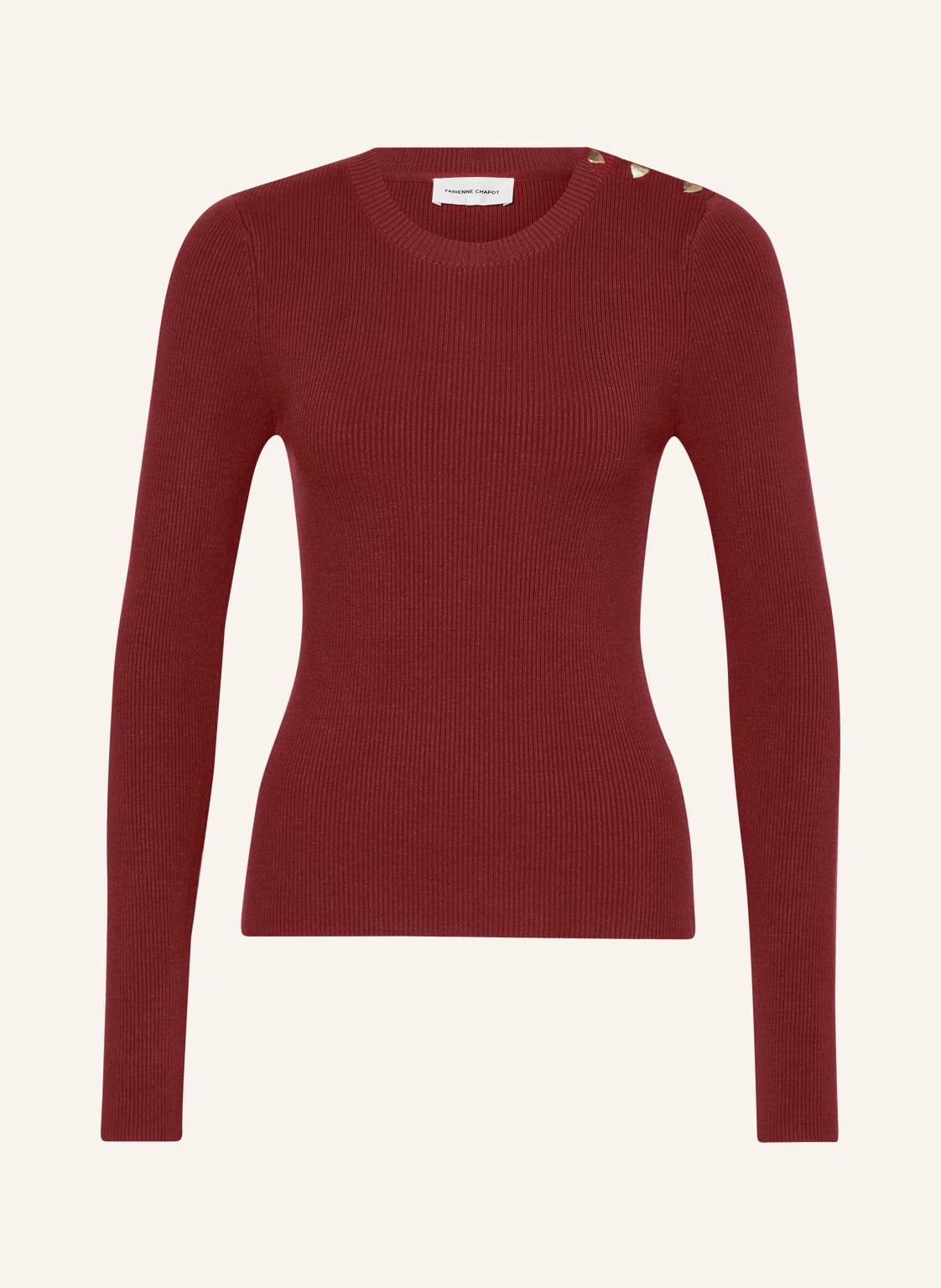 Fabienne Chapot Pullover Mit Glitzergarn rot von Fabienne Chapot