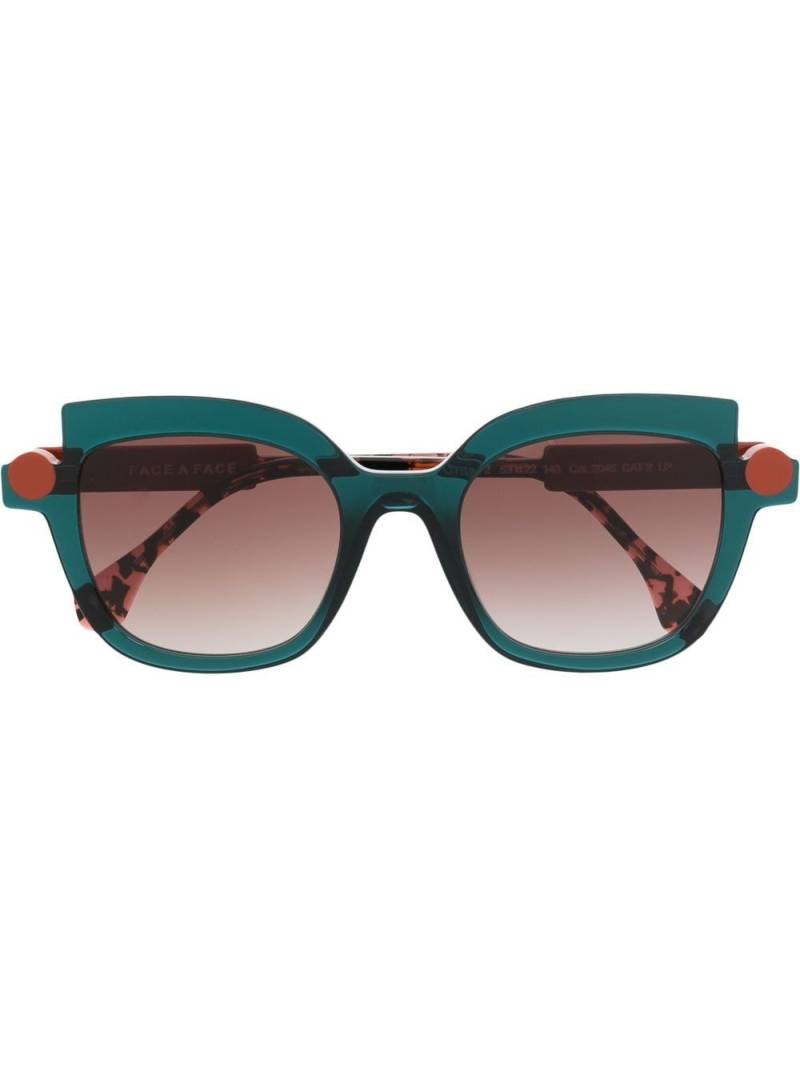 Face À Face SOTSAS 2 oversize-frame sunglasses - Green von Face À Face