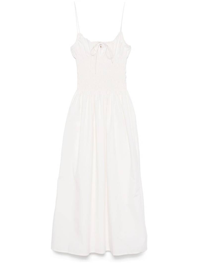 Faithfull the Brand Aya midi dress - White von Faithfull the Brand