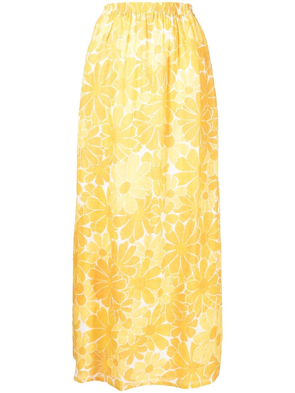 Faithfull the Brand Danita floral-print maxi skirt - Orange von Faithfull the Brand