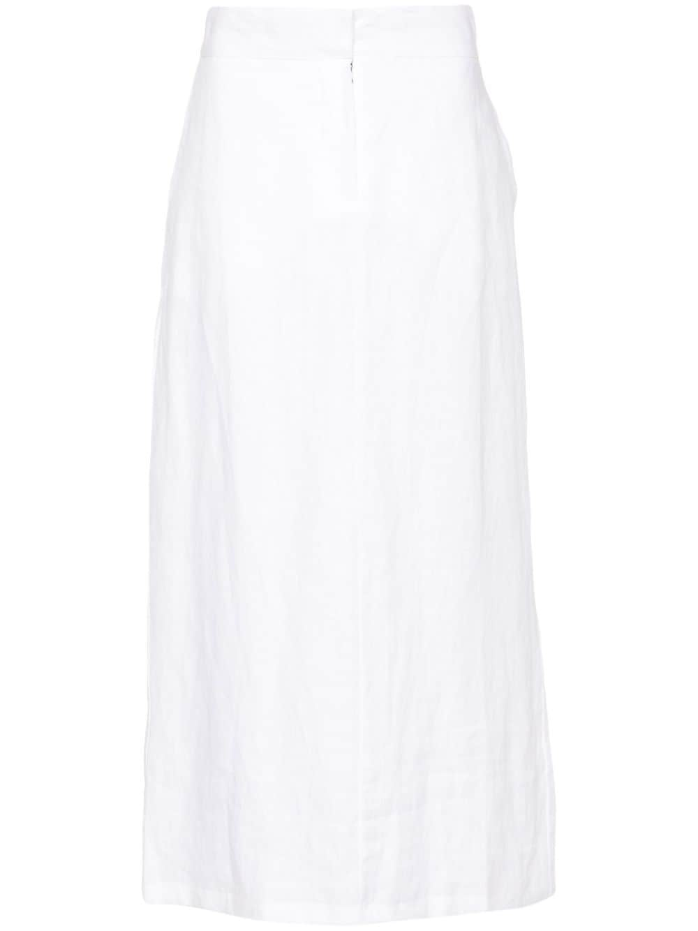 Faithfull the Brand Nelli linen skirt - White von Faithfull the Brand