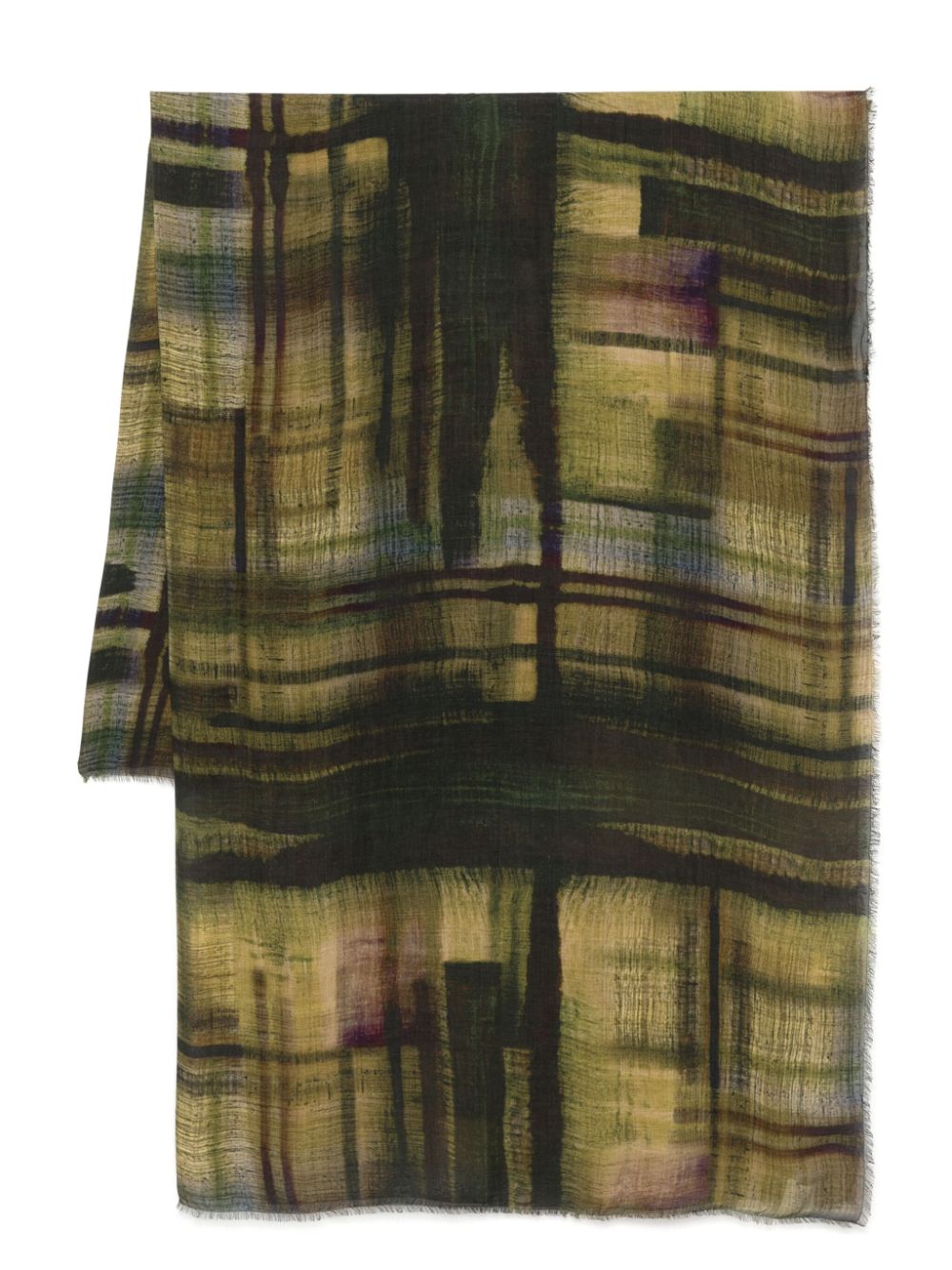 Faliero Sarti Bambu scarf - Green von Faliero Sarti