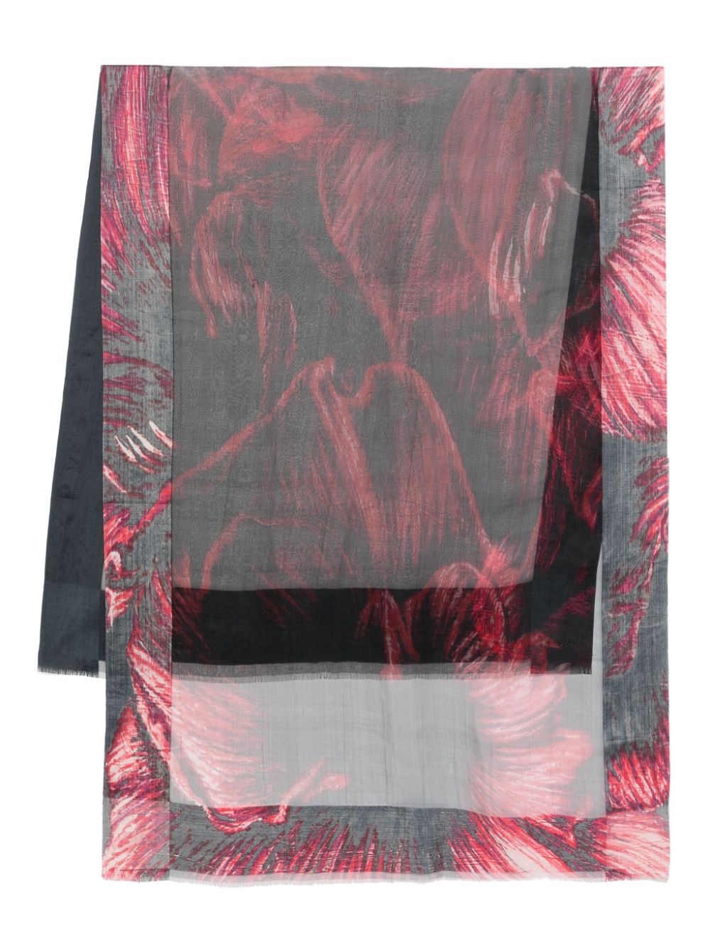 Faliero Sarti Fleur scarf - Black von Faliero Sarti