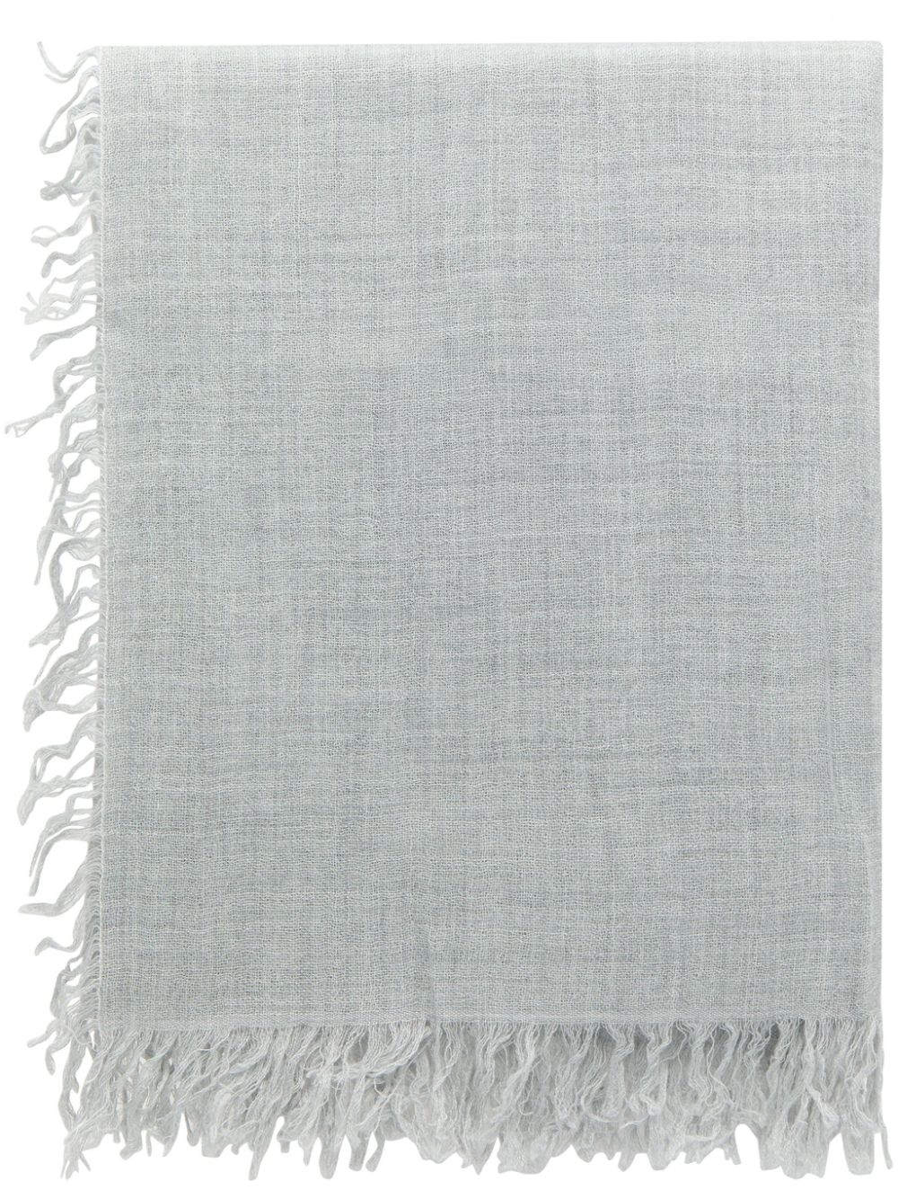 Faliero Sarti Lella fringed scarf - Grey von Faliero Sarti