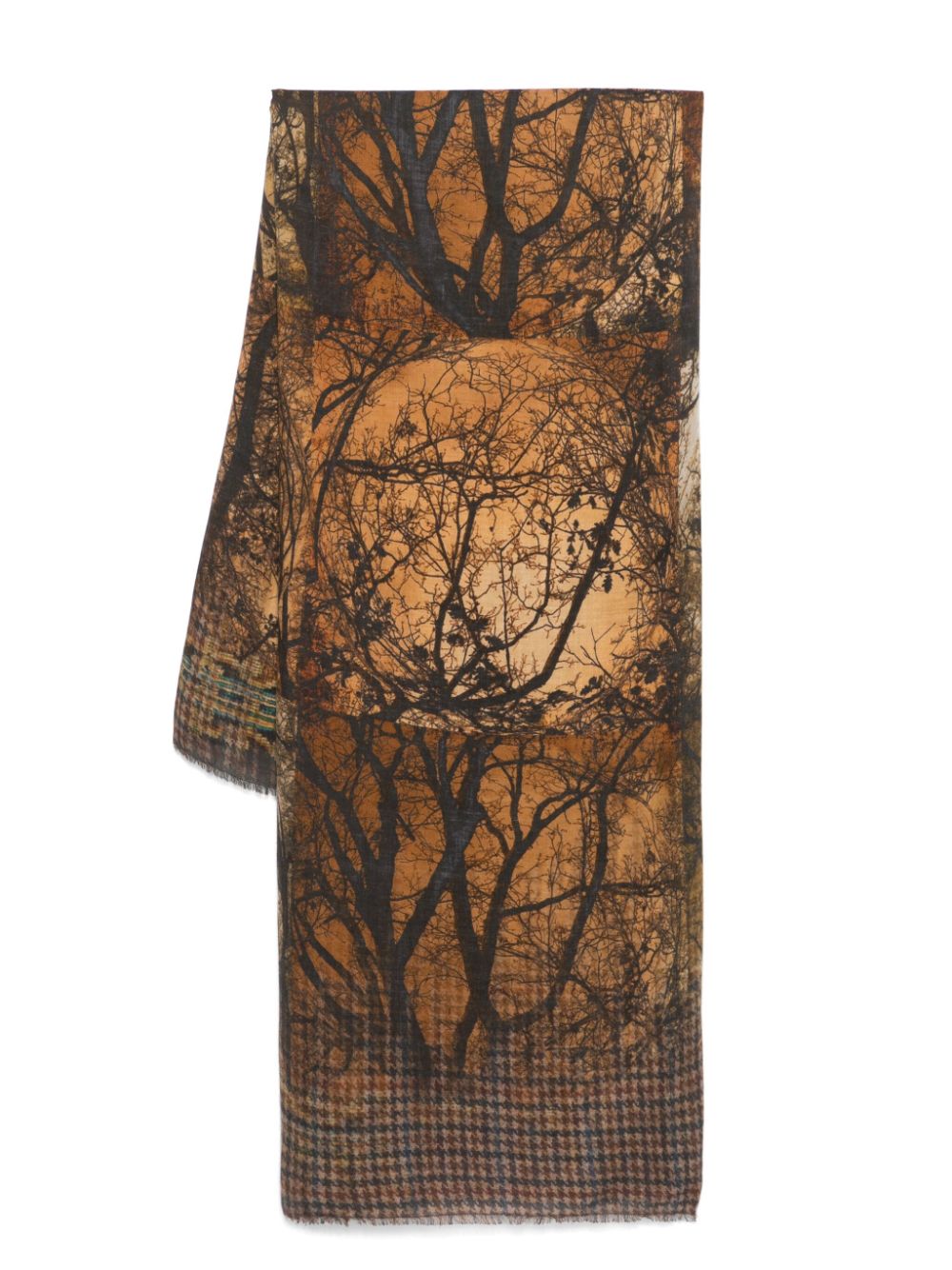 Faliero Sarti Trees scarf - Brown von Faliero Sarti