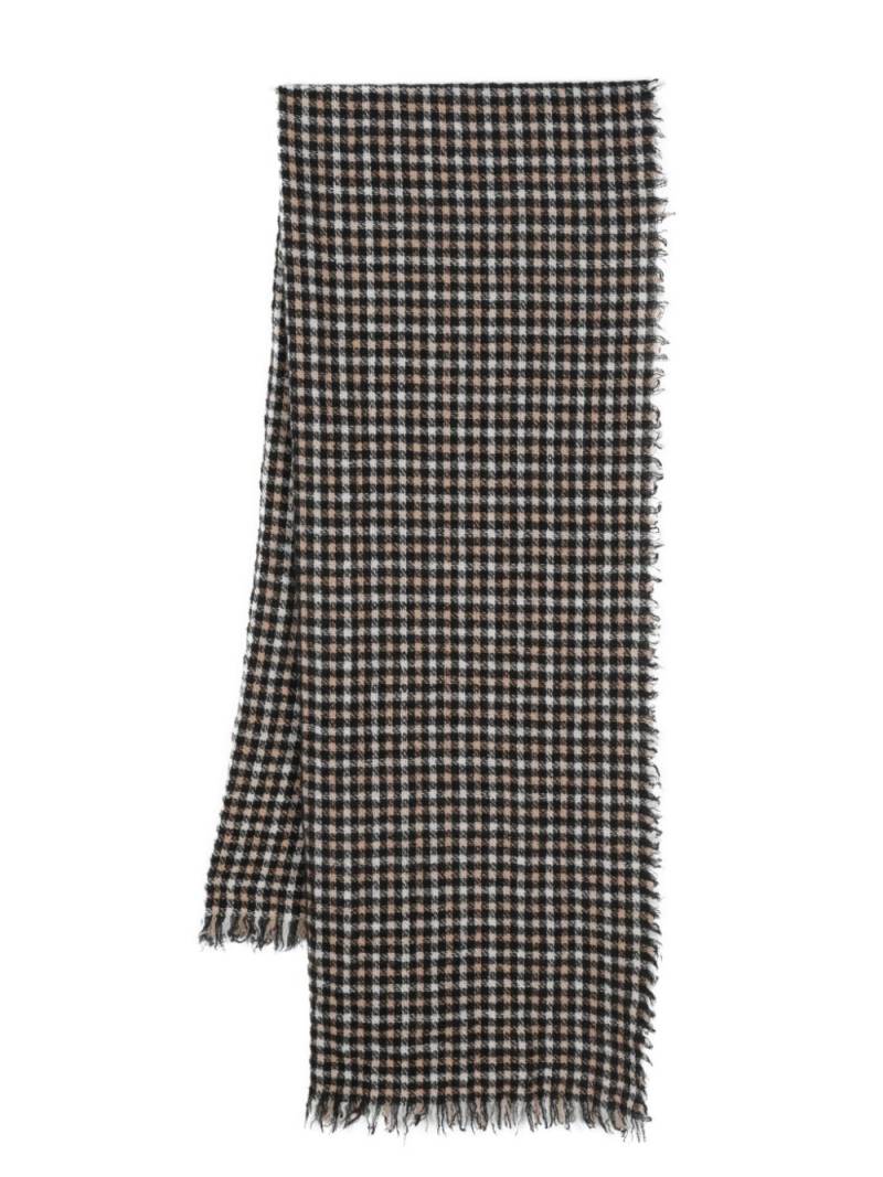 Faliero Sarti checked scarf - Black von Faliero Sarti