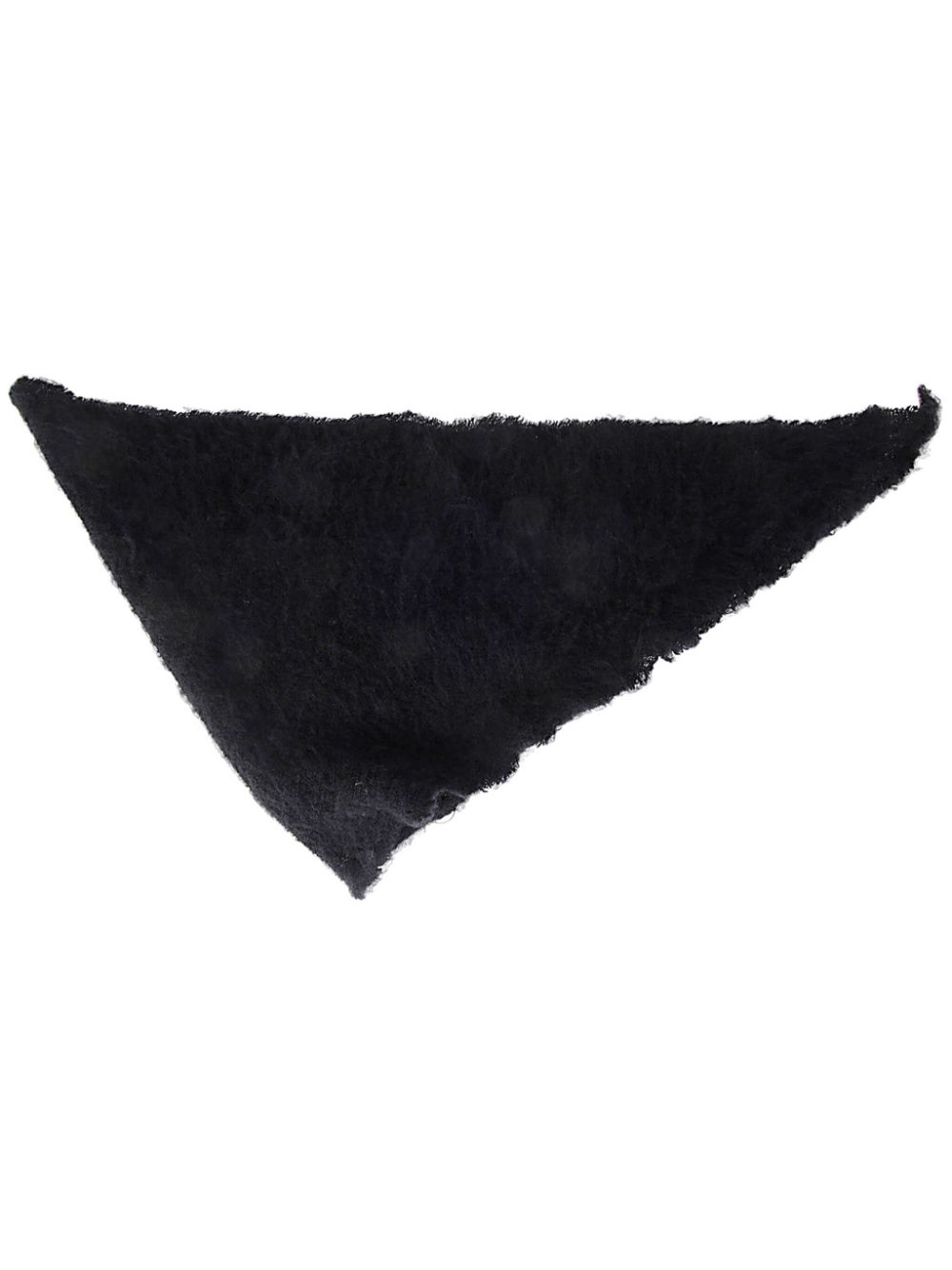 Faliero Sarti frayed bandana - Black von Faliero Sarti