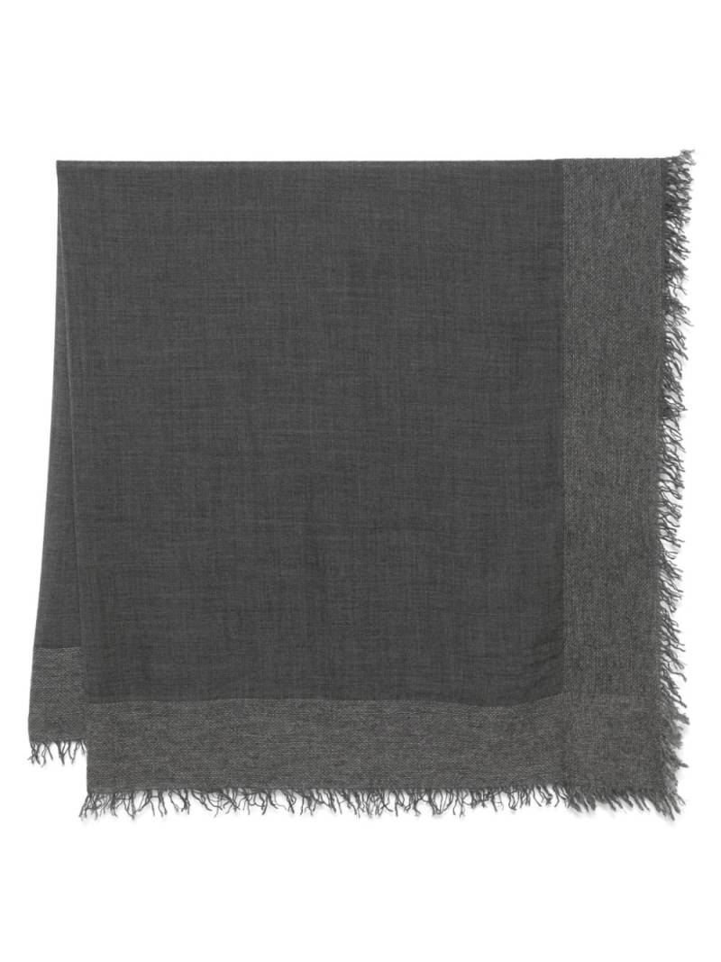 Faliero Sarti fringed scarf - Grey von Faliero Sarti