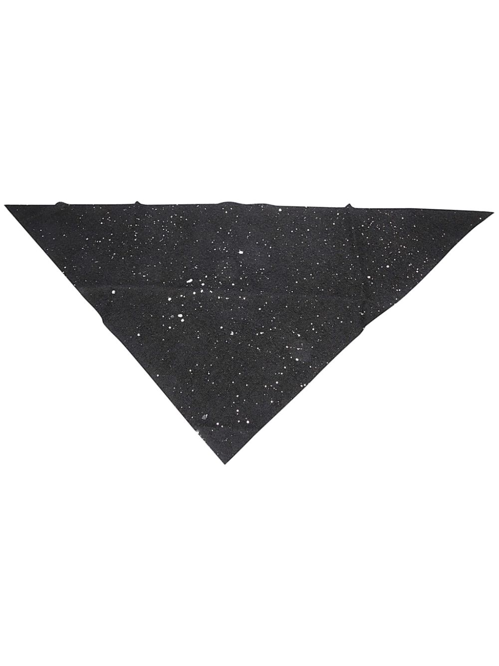 Faliero Sarti paint splatter-effect scarf - Black von Faliero Sarti