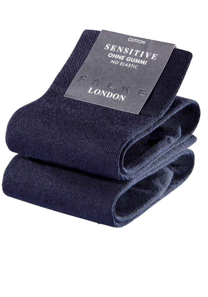 FALKE Socken »Sensitive London«, (2er Pack), mit sensitve Bündchen ohne Gummi von Falke