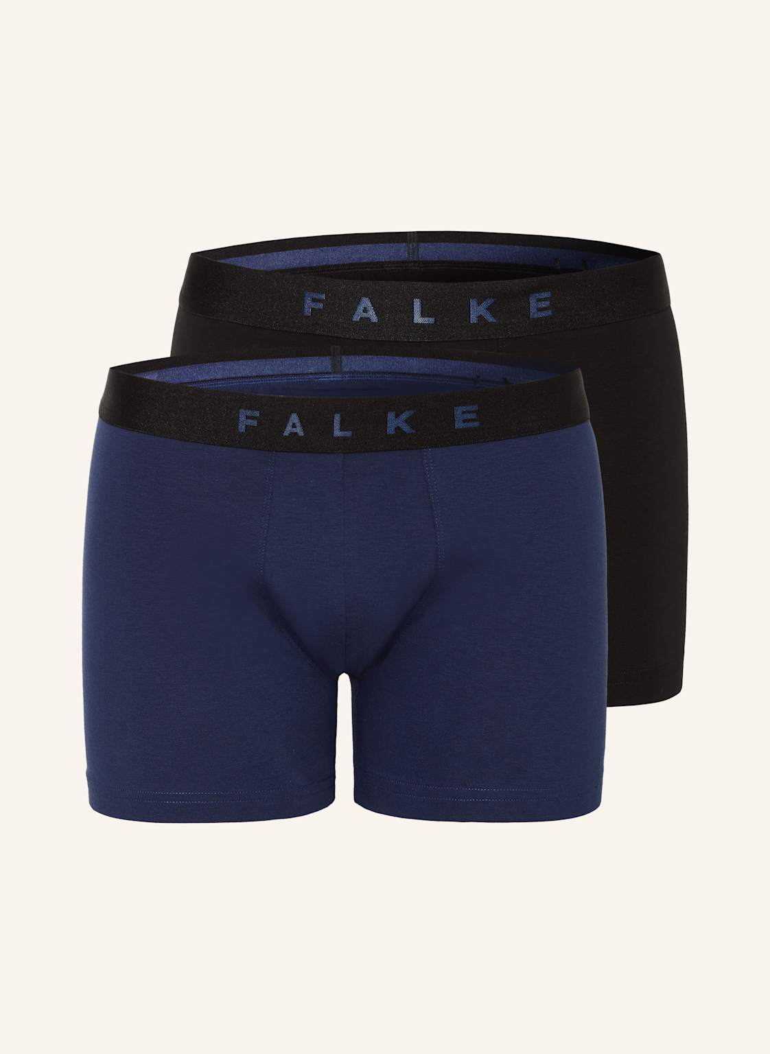 Falke 2er-Pack Boxershorts Daily Comfort schwarz von Falke