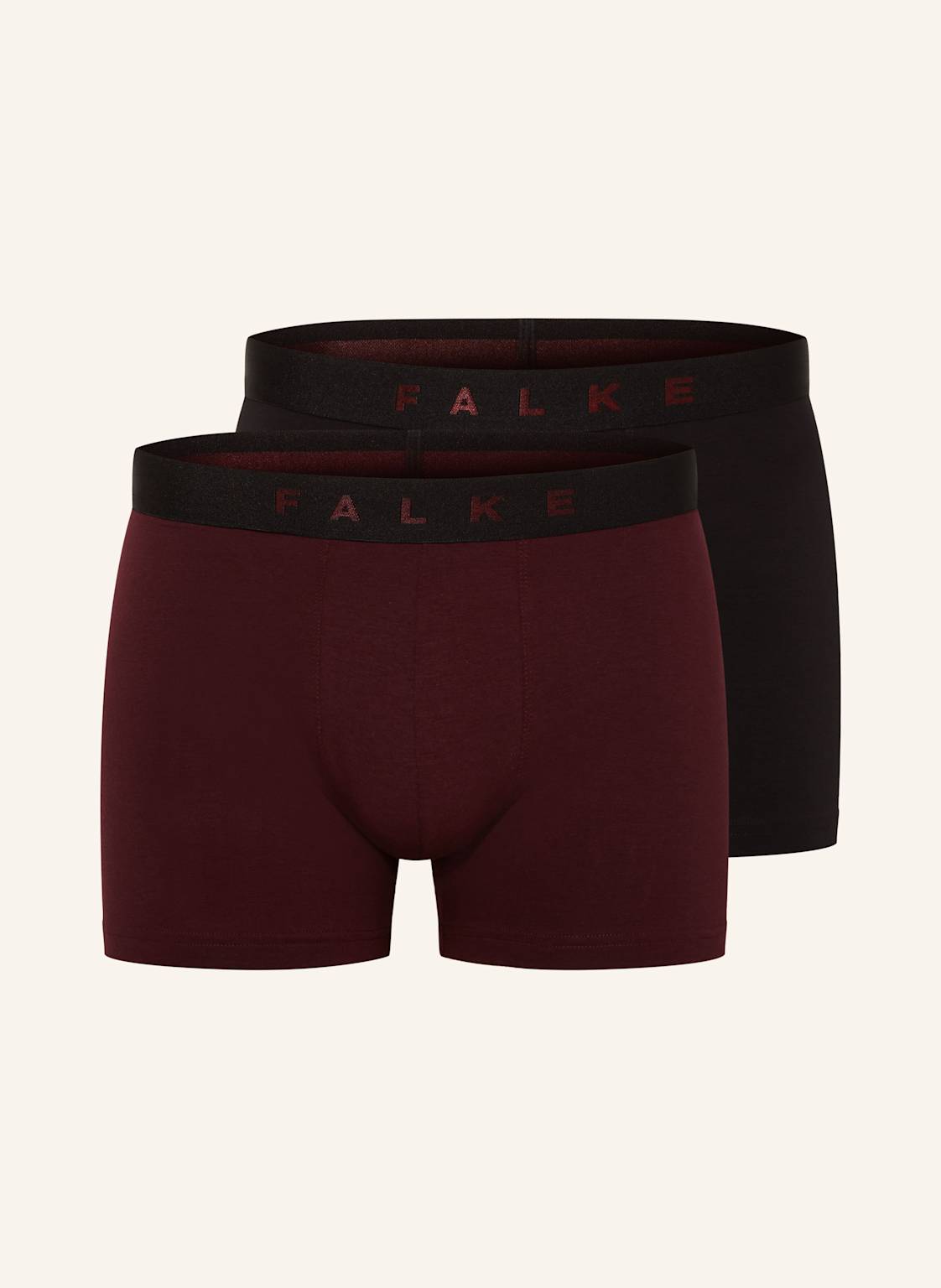 Falke 2er-Pack Boxershorts schwarz von Falke