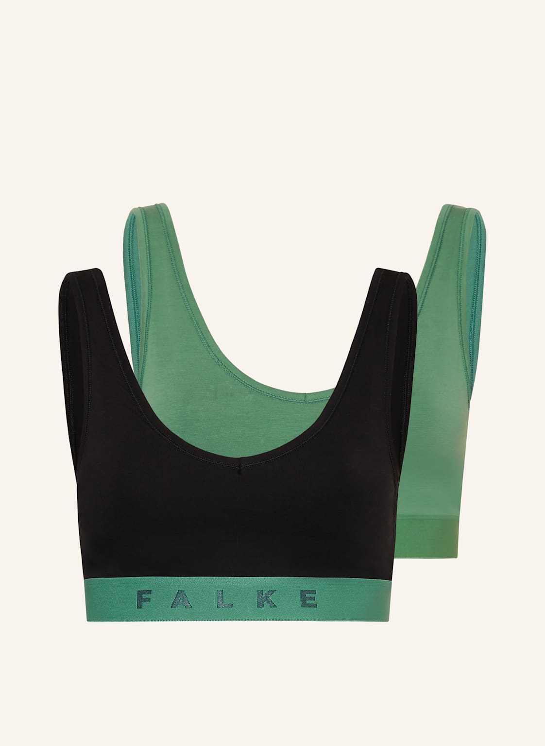 Falke 2er-Pack Bustier Daily Comfort rosa von Falke