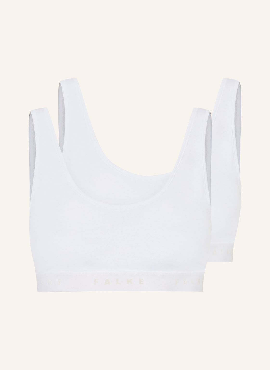 Falke 2er-Pack Bustiers Daily Comfort weiss von Falke