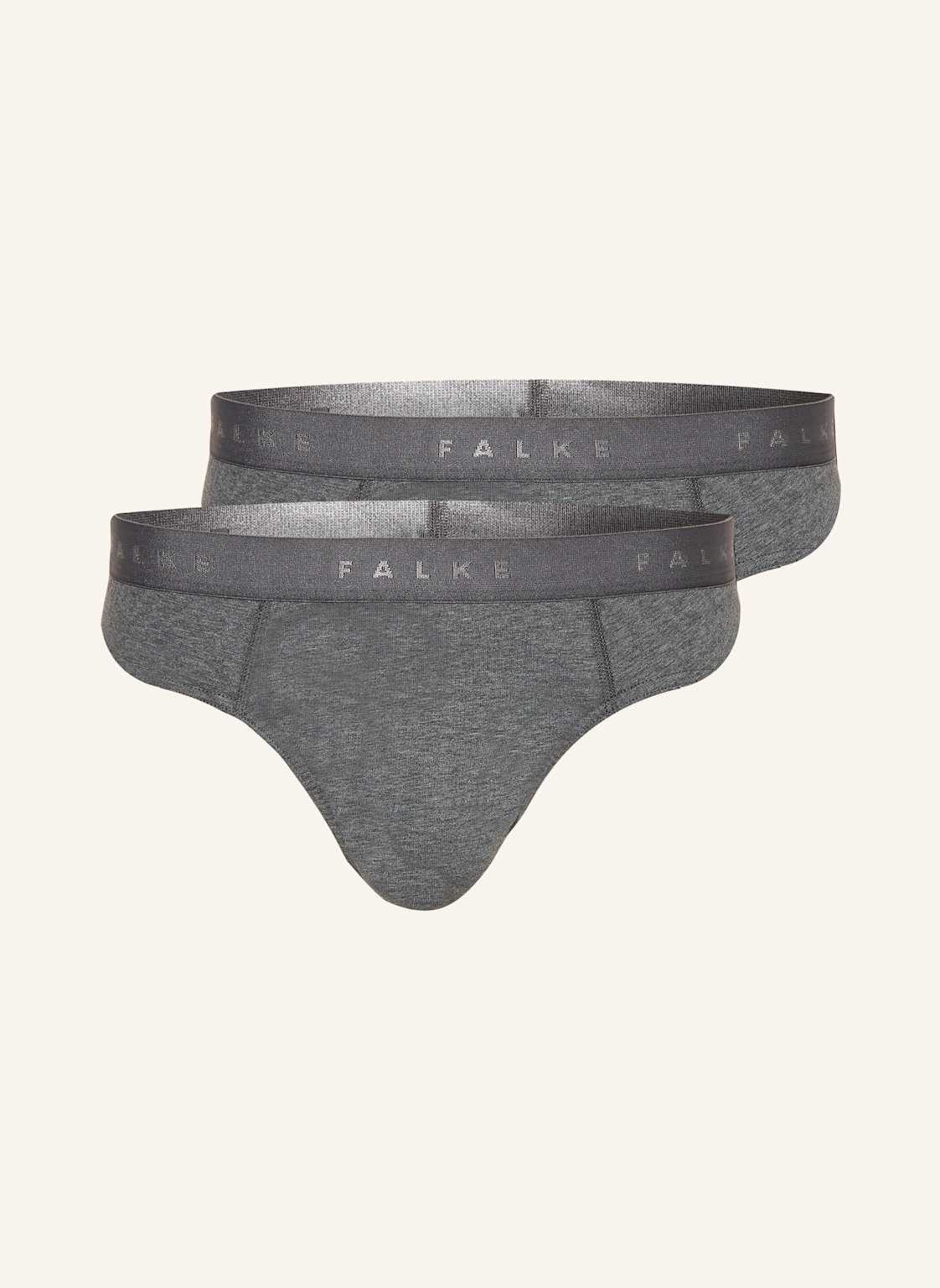 Falke 2er-Pack Slips Daily Comfort grau Falke 2er-Pack Slips Daily Comfort grau von Falke