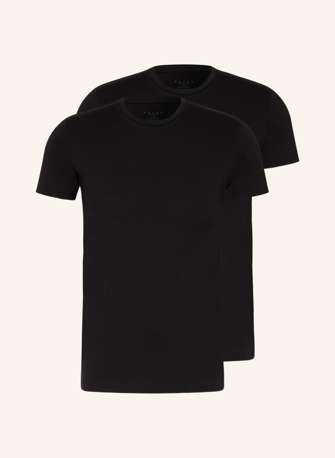Falke 2er-Pack T-Shirts Daily Comfort schwarz Falke 2er-Pack T-Shirts Daily Comfort schwarz von Falke