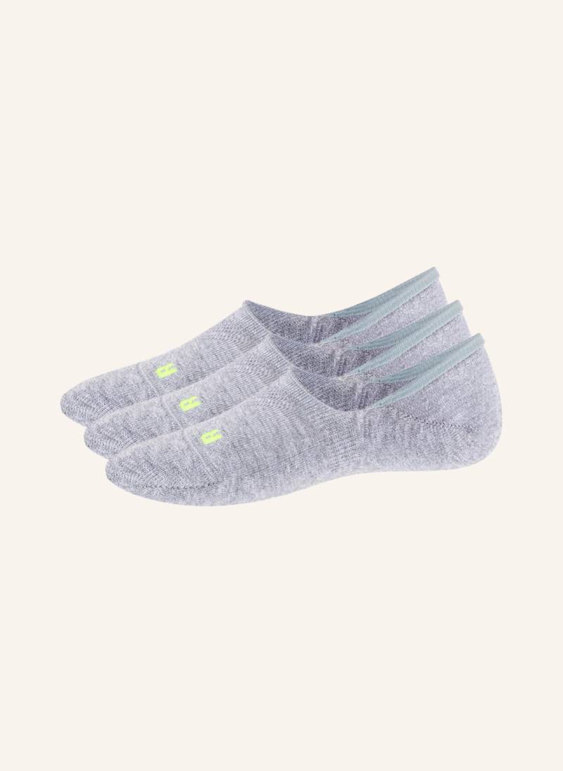 Falke 3er-Pack Sneakersocken Cool Kick grau von Falke