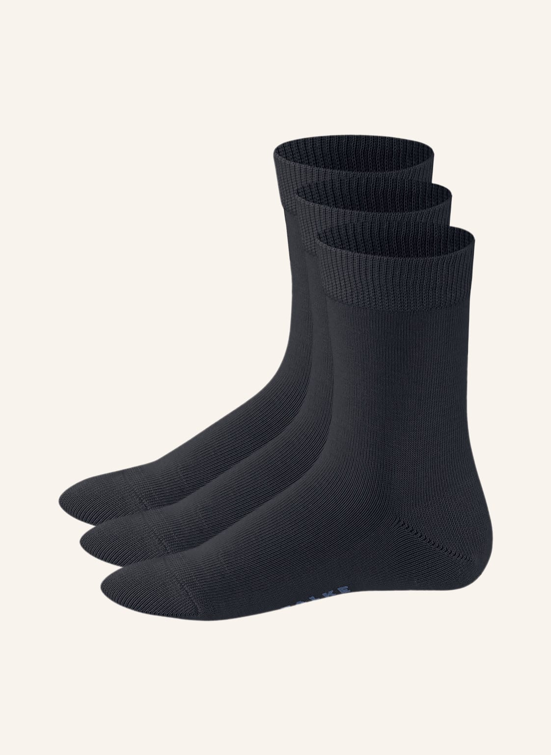 Falke 3er-Pack Socken Family schwarz von Falke