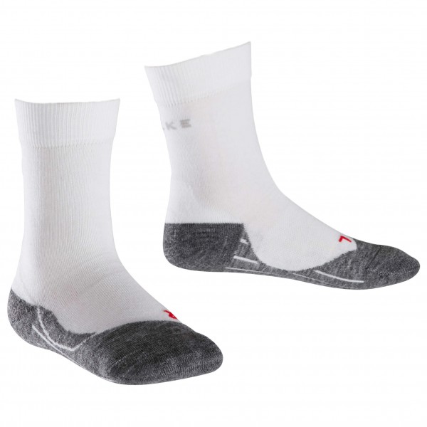 Falke - Falke RU4 Kids - Laufsocken Gr 23-26 grau/weiß von Falke