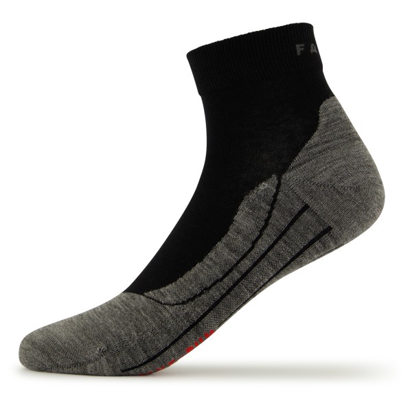 Falke - Falke RU4 Short - Laufsocken Gr 42-43 schwarz von Falke