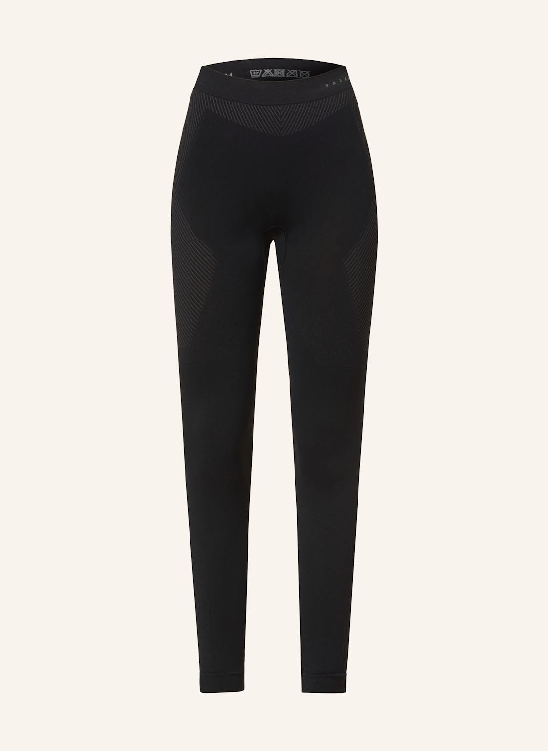 Falke Funktionswäsche-Hose Warm schwarz von Falke